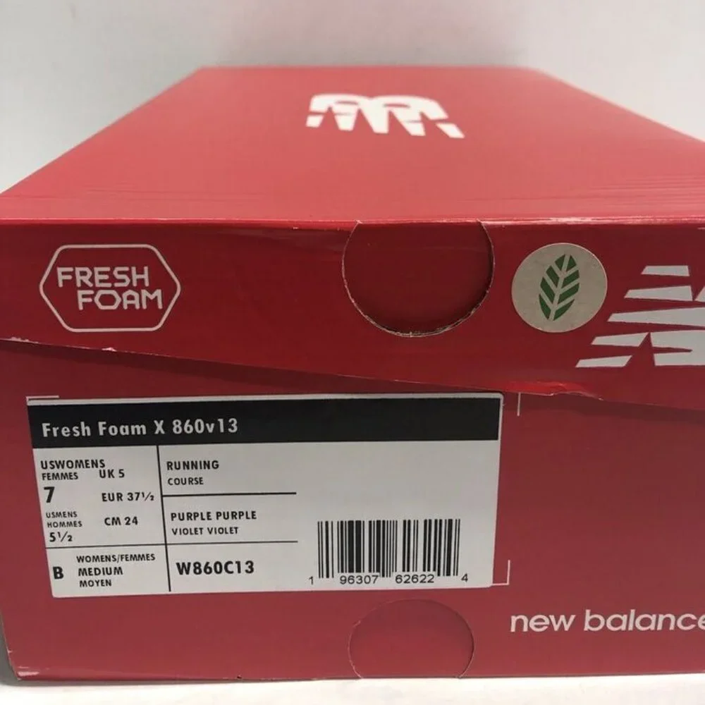 New Balance Women’s Fresh Foam X 860v13, Purple Running Shoes, Size 7M